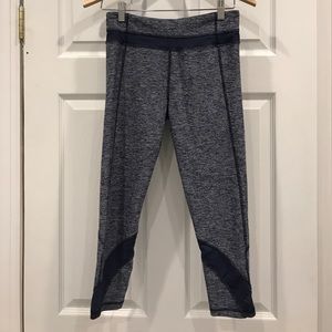 2 Pairs of mesh panel blue leggings